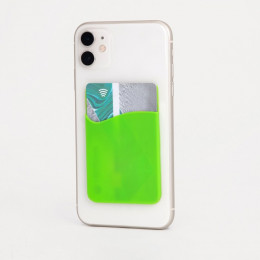 Картхолдер на телефон, цвет зелёный