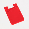 Картхолдер на телефон, цвет красный (производитель не указан)