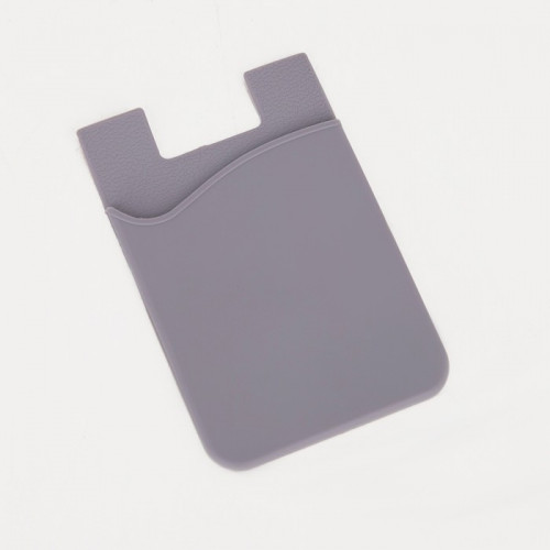 Картхолдер на телефон, цвет серый (производитель не указан)
