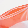 Косметичка с застежкой зип-лок, цвет прозрачный/оранжевый (производитель не указан)