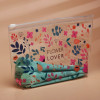 Косметичка из прозрачного PVC 21×2×14 см Flower Lover NAZAMOK