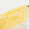 Косметичка с застежкой зип-лок, цвет прозрачный/жёлтый (производитель не указан)