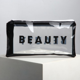 Косметичка-пенал PVC на молнии BEAUTY