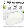 Косметичка на молнии для бассейна, маленькая, белая/прозрачная (производитель не указан)