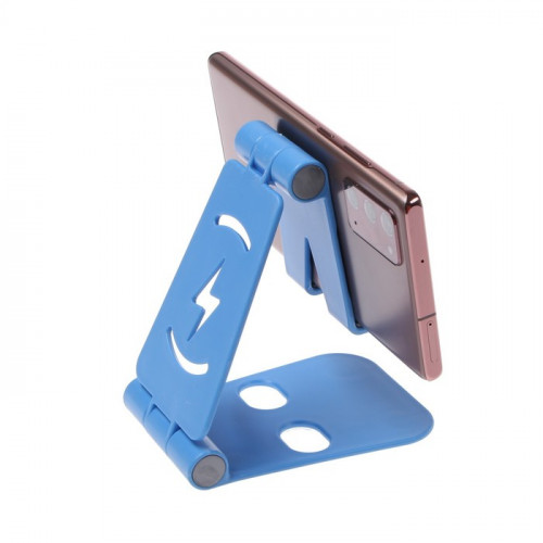 Подставка для телефона LuazON, регулируемая высота, силиконовые вставки, синяя Luazon Home