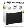 Косметичка-пенал на молнии, плоская, маленькая, хаки (производитель не указан)