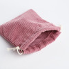 Косметичка - мешок с завязками, цвет сиренево-розовый (производитель не указан)