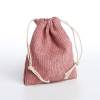 Косметичка - мешок с завязками, цвет розовый (производитель не указан)