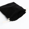 Косметичка - мешок с завязками, цвет чёрный (производитель не указан)
