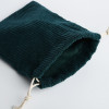 Косметичка - мешок с завязками, цвет зелёный (производитель не указан)