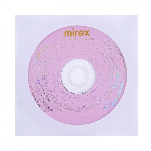 Диск DVD+RW Mirex Brand, 4x, 4.7 Гб, конверт, 1 шт Mirex