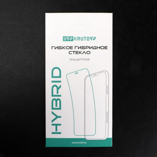 Защитное стекло Krutoff, для Xiaomi Poco C40, гибридное, полный клей Krutoff