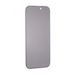 Защитное стекло для iPhone 16 Pro, антишпион, 9H, 0.33 мм, чёрная рамка
