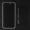 Защитное стекло для iPhone 15 Pro Max, антишпион, 9H, 0.33 мм, чёрная рамка (производитель не указан)