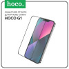 Защитное стекло Hoco G1, для iPhone 13 mini, ПЭТ слой, анти отпечатки, черная рамка Hoco