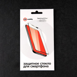 Защитное стекло mObility, для Realme 9 Pro+, полный клей, черное