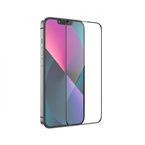 Защитное стекло Hoco G1, для iPhone 13 mini, ПЭТ слой, анти отпечатки, черная рамка Hoco