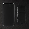 Защитное стекло для iPhone 15/16, антишпион, 9H, 0.33 мм, чёрная рамка (производитель не указан)