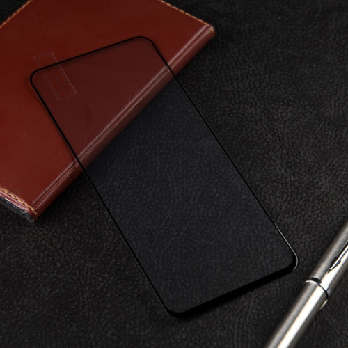 Защитное стекло mObility, для Xiaomi Poco M4 Pro 4G, полный клей, черное Red Line