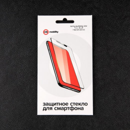 Защитное стекло mObility, для Samsung Galaxy A04, полный клей, черное