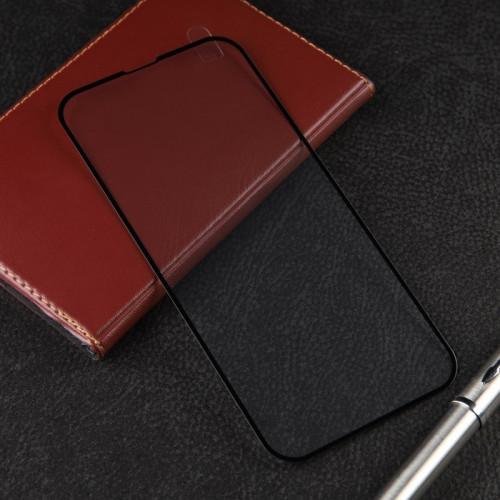 Защитное стекло mObility, для iPhone 13 Pro Max, полный клей, черное Red Line