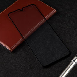 Защитное стекло mObility, для Xiaomi Poco M4 5G, полный клей, черное