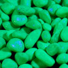 Грунт декоративный, флуоресцентный, зеленый, фр. 5-10 мм, 350 г DECOR DE