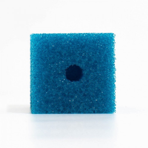 Губка прямоугольная для фильтра № 3, крупнопористая, 6 х 6 х 12 см, синяя AQUA STORY