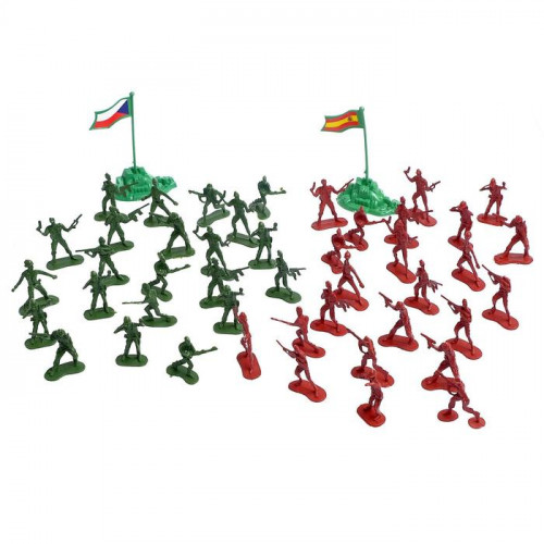 Набор солдатиков «Мировое сражение», с аксессуарами (производитель не указан)