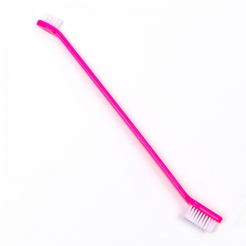 Набор зубная щётка двухсторонняя и 2 щётки-напальчника, микс цветов Пижон