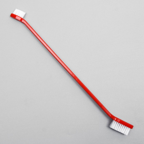 Зубная щётка двухсторонняя, набор 2 шт, красная и синяя Пижон