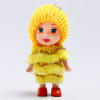 Кукла в шапочке и шарфе, 3 х 3 х 7 см, цвета микс Milo toys