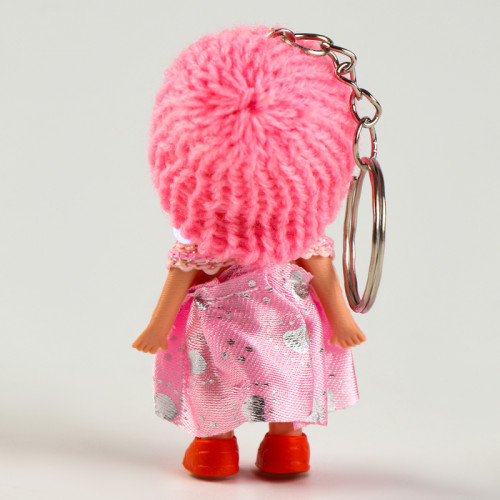 Кукла в шапочке и платье, 3 × 3 × 7 см, цвета МИКС Milo toys