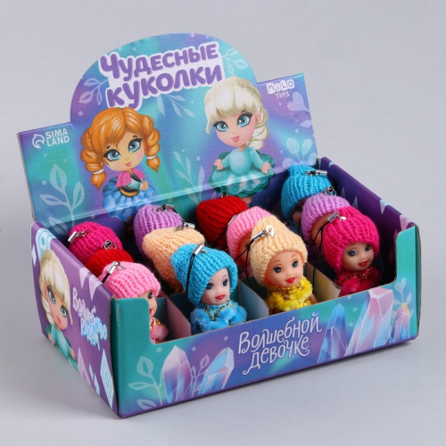 Кукла в шоубкосе, цвета микс Milo toys