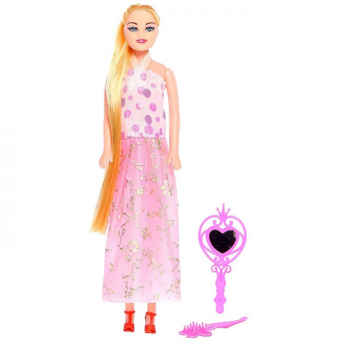 Кукла-модель «Оля» в платье, с аксессуарами, МИКС (производитель не указан)