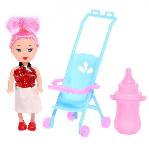 Кукла малышка «Ева» с аксессуарами, МИКС (производитель не указан)