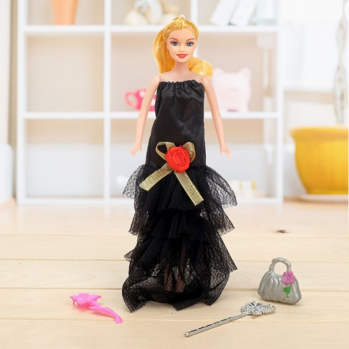 Кукла-модель «Ника» в платье с аксессуарами, МИКС (производитель не указан)