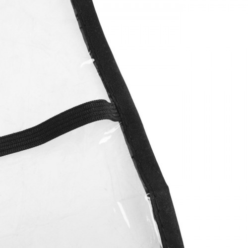 Накидка-незапинайка TORSO на спинку сиденья 58×42 см, прозрачная TORSO