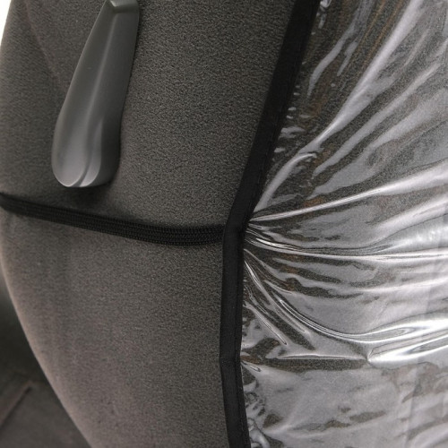 Накидка-незапинайка TORSO на спинку сиденья 58×42 см, прозрачная TORSO
