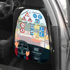 Накидка на сиденье автомобильное  Cartage Водитель, ПВХ, 60 х 45 см, европодвес Cartage
