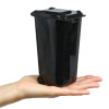 Контейнер под мелкий мусор, 8×10×15.5 см, черный (производитель не указан)