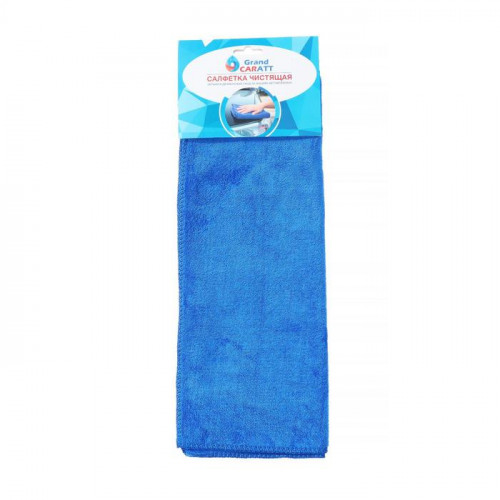 Тряпка для мытья авто, Grand Caratt, микрофибра, 350 г/м², 40×60 см, синяя Grand Caratt