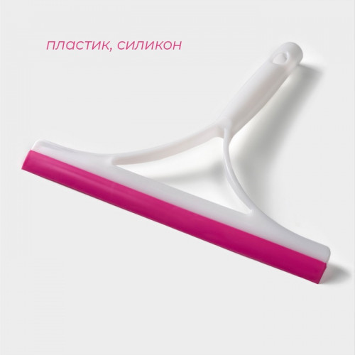 Водосгон силиконовый Доляна «Помощник», 25×21 см, МИКС Доляна