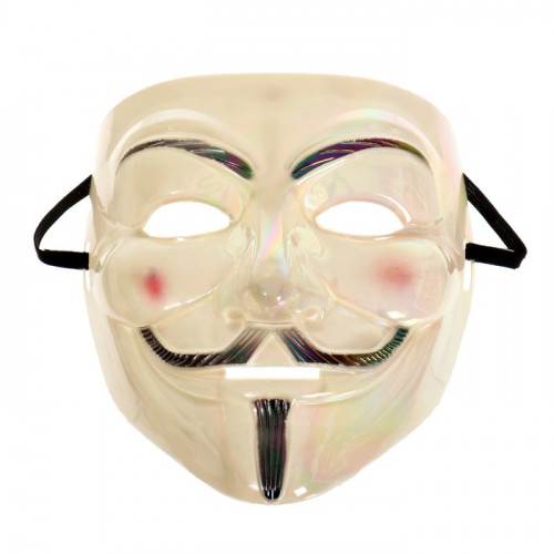 Карнавальная маска «Гай Фокс» перламутр Страна Карнавалия