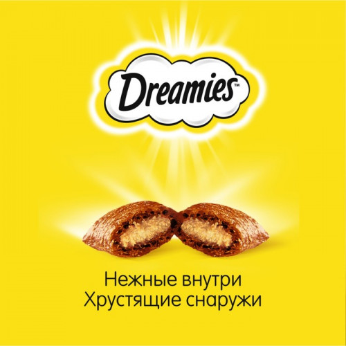 Лакомство Dreamies для кошек, лосось/сыр, 60 г Dreams