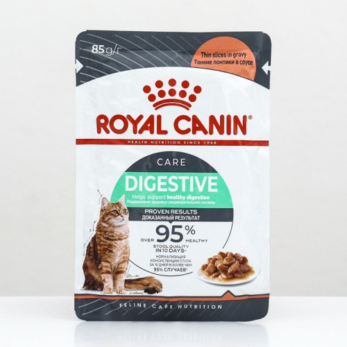 Влажный корм RC Care Digestive для домашних кошек с чувствительным ЖКТ, в соусе, пауч, 85 Royal Canin