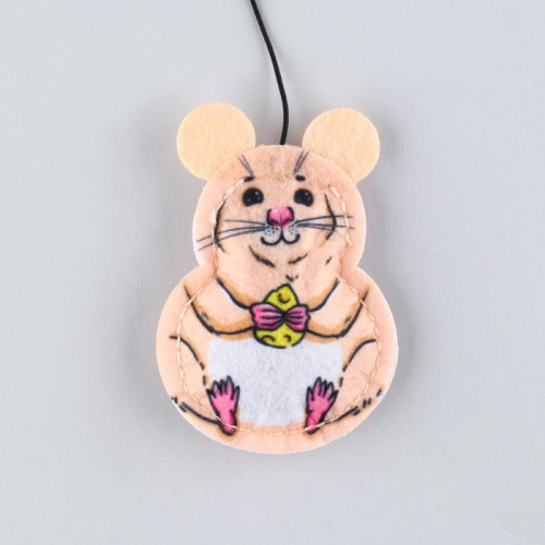 Дразнилка с игрушкой «Мышь», 6,5 см Пушистое счастье