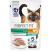 Влажный корм Perfect Fit для стерилизованных кошек, индейка/паштет, пауч,  75г Perfect Fit