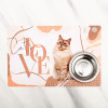 Коврик под миску Cat's love, 43х28 см Пушистое счастье