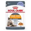 Влажный корм RC Hair&Skin Care для кошек, для кожи и шерсти, в желе, пауч, 85 г Royal Canin